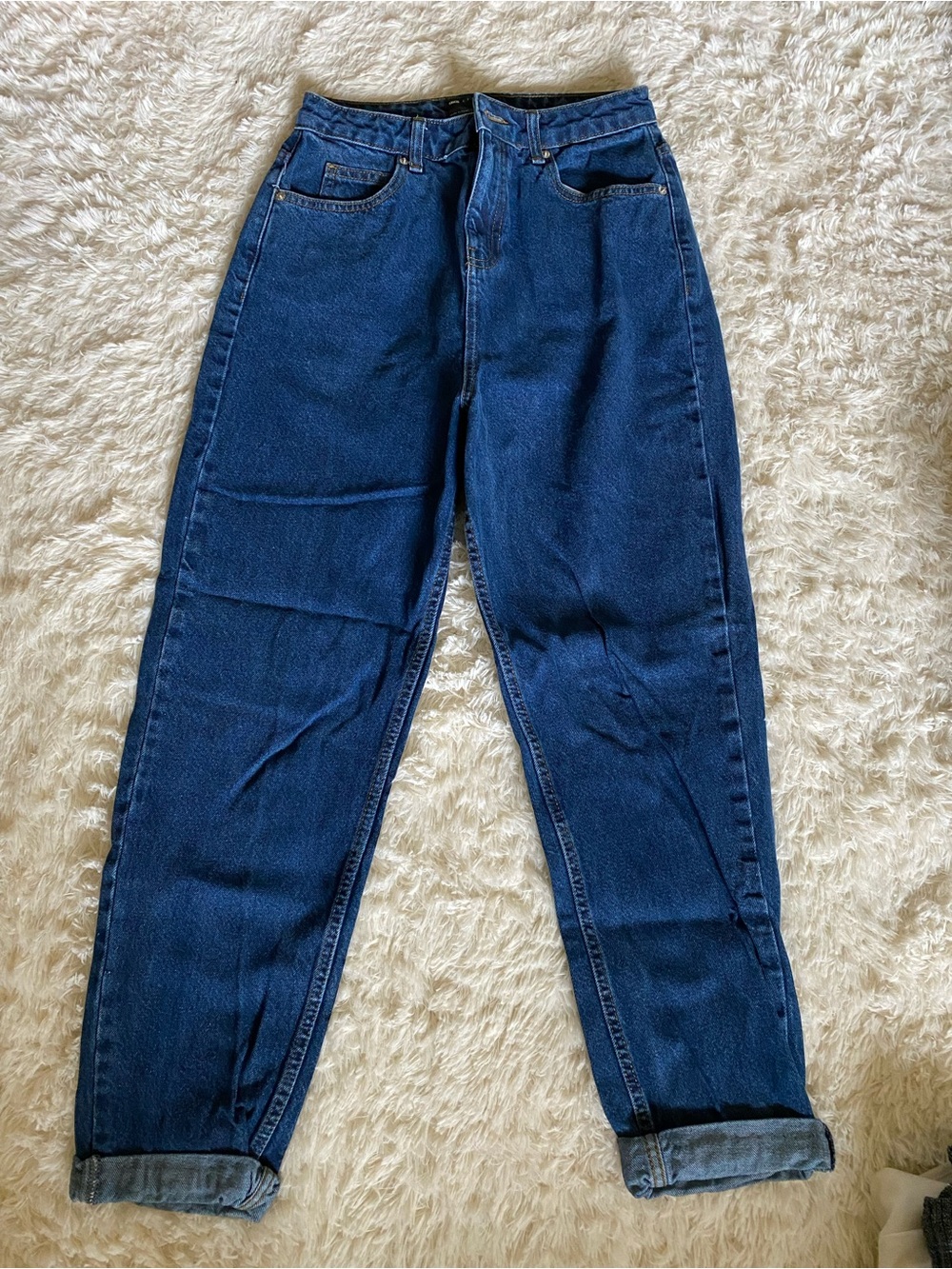 ASOS Dark Blue Boyfriend Jeans